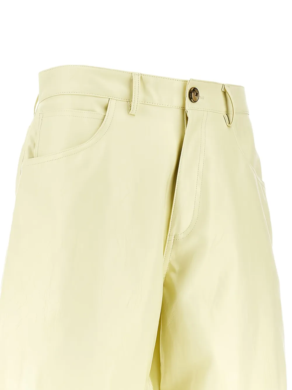 C.9.3 High waist shorts - Geel