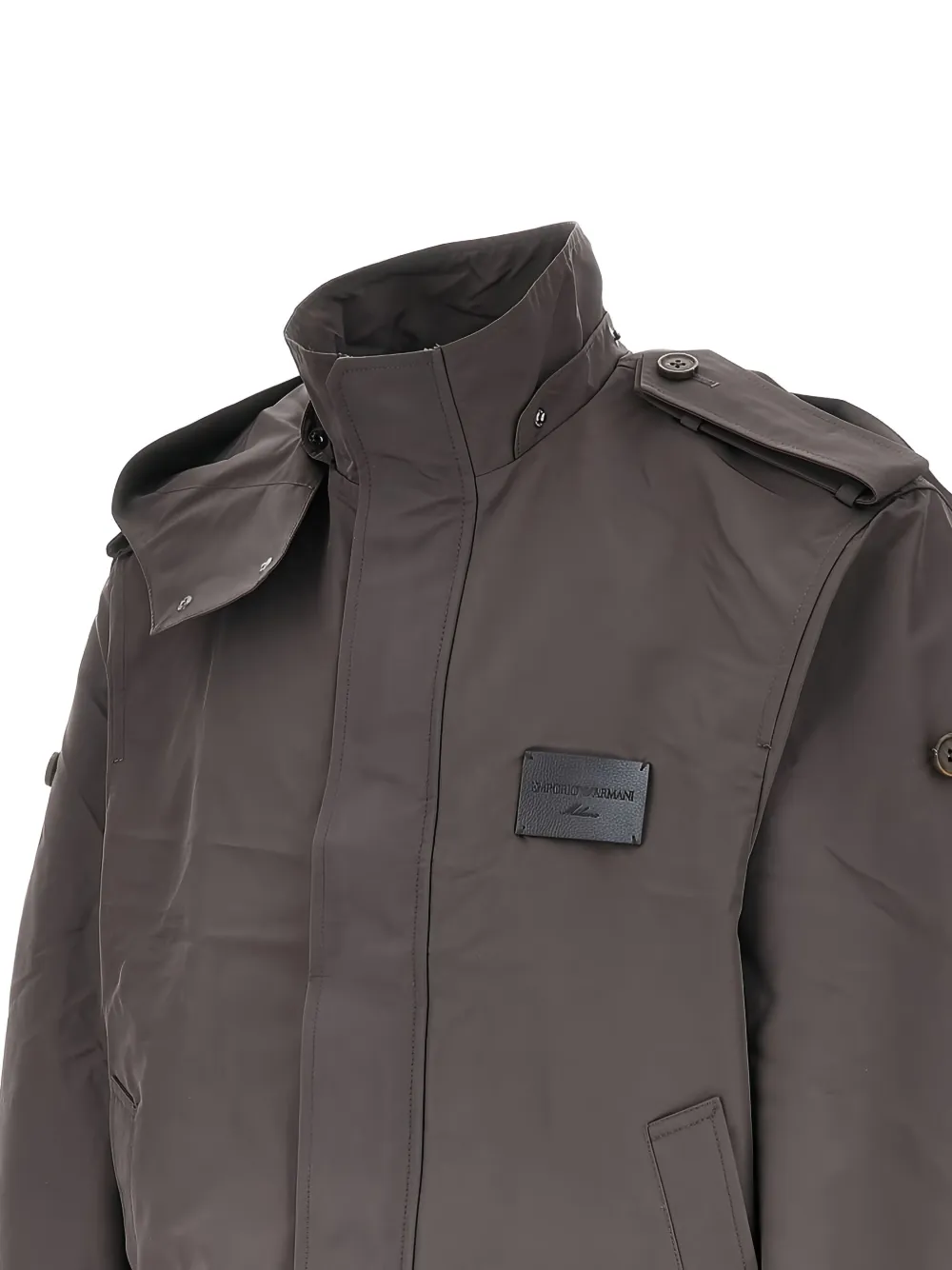 Emporio Armani Jack met logo-applicatie Grijs