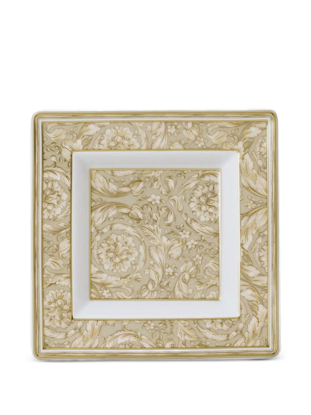 Versace Barocco-print square tray (14cm) | Tableware | Image 2