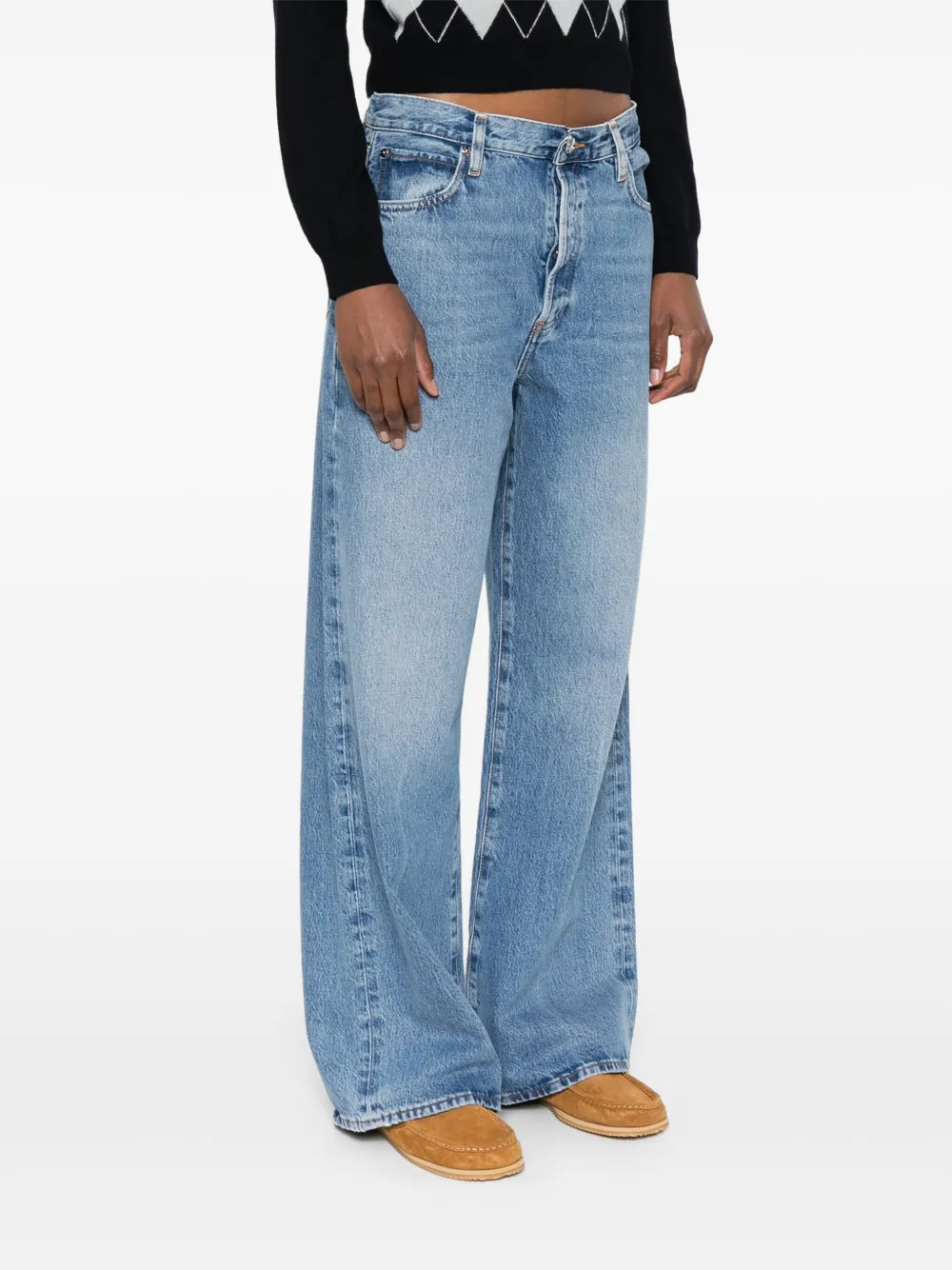 FRAME The Loose jeans Blauw