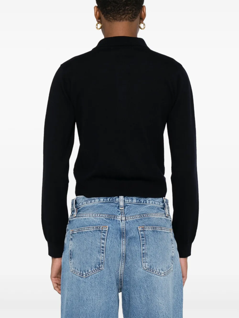 FRAME CHECKED POLO TOP