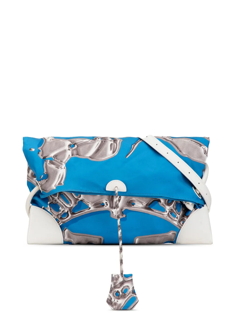Hermès Pre-Owned 2011 Vif Argent Silky City 33 crossbody bag - ブルー Hermès Pre-Owned 2011 Vif Argent Silky City 33 crossbody bag - ブルー