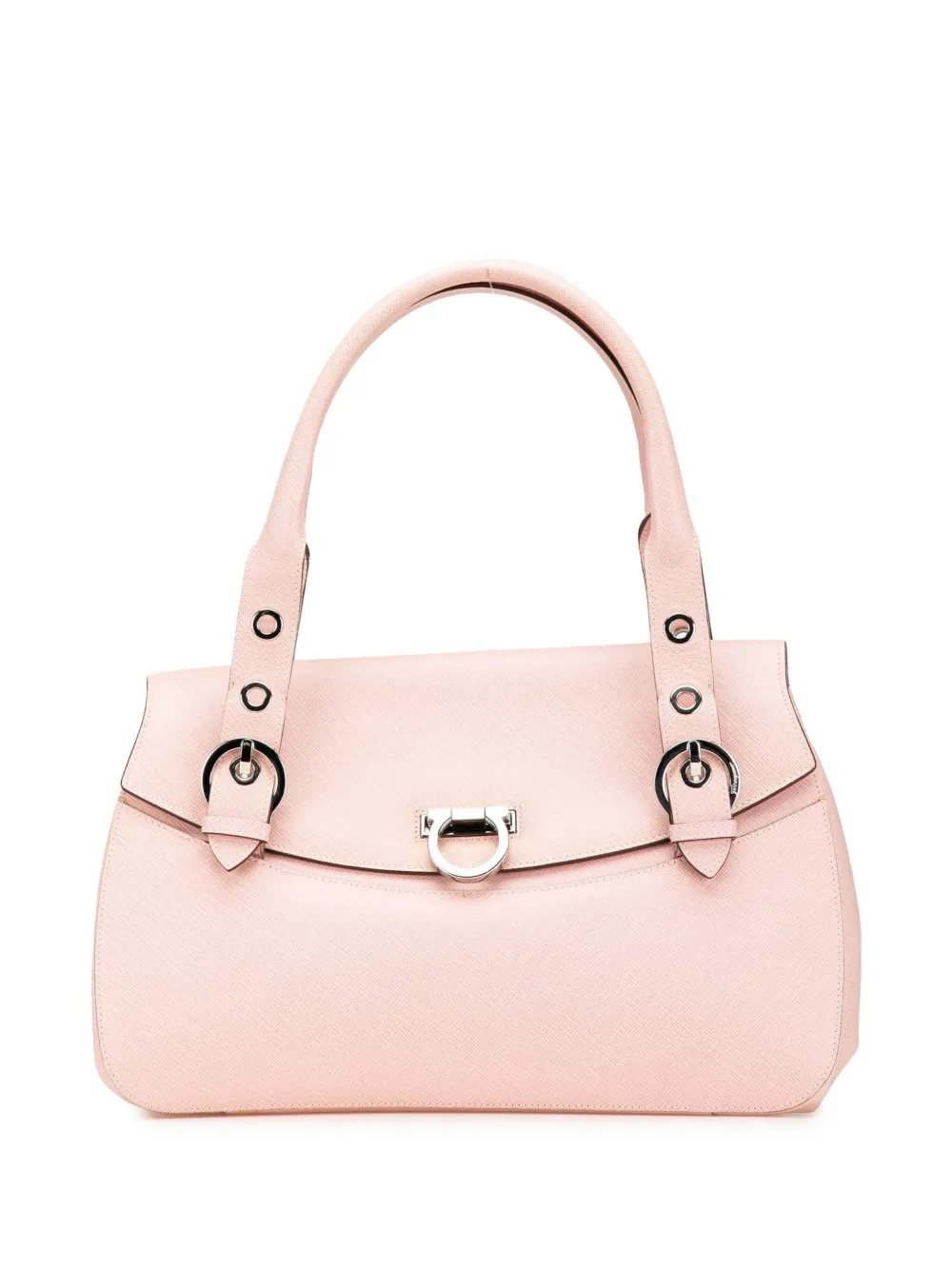 Ferragamo Pre-Owned 2021 Leather Gancini handbag - ピンク Ferragamo Pre-Owned 2021 Leather Gancini handbag - ピンク