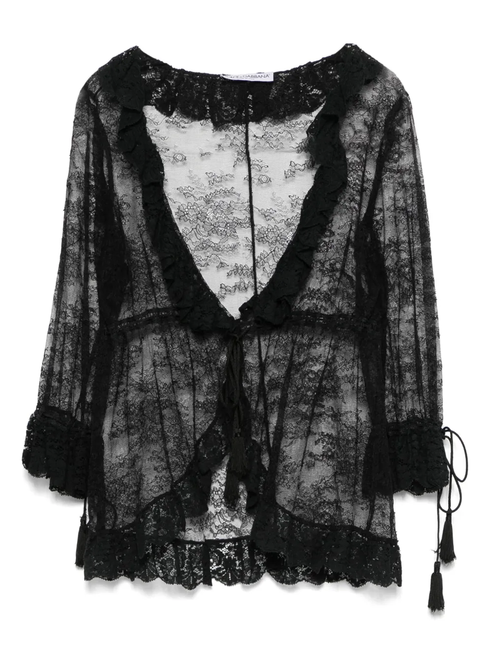 Dolce & Gabbana Pre-Owned cárdigan de encaje 2000 | Image 1