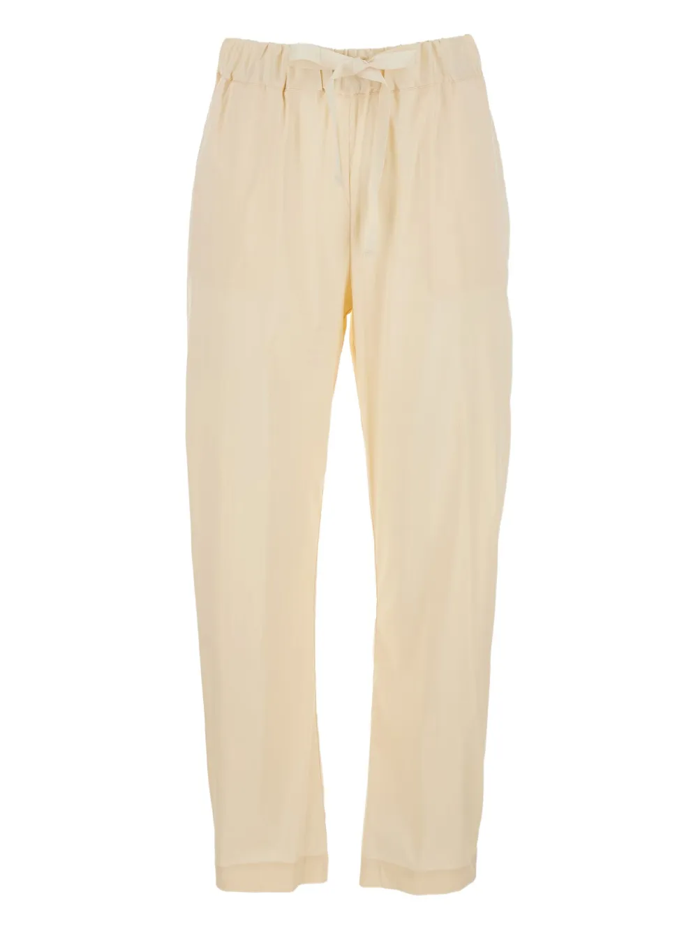 Semicouture Broek van katoenblend Beige
