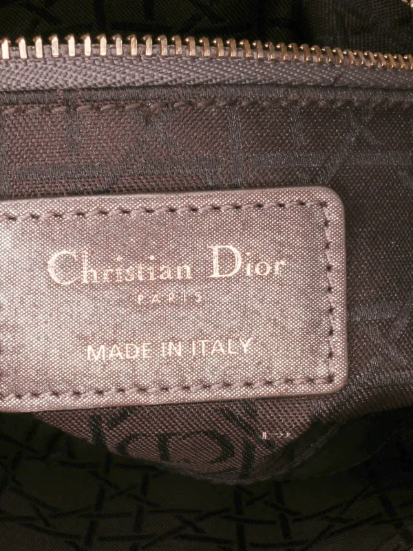 Christian Dior Pre-Owned 2015 ミニ メタリックカーフ