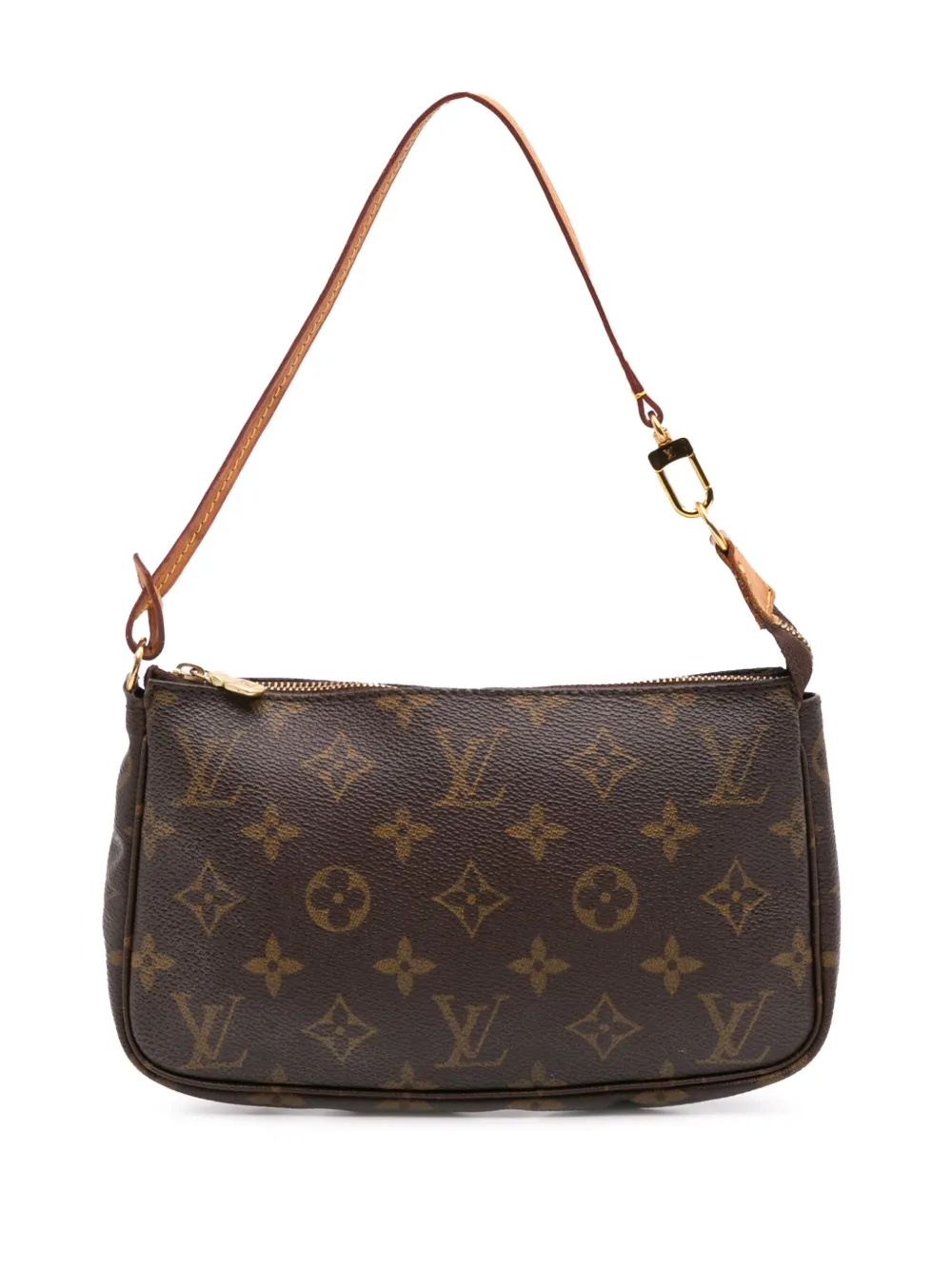 Pre-owned Louis Vuitton 2001 Monogram Pochette Accessoires Shoulder Bag
