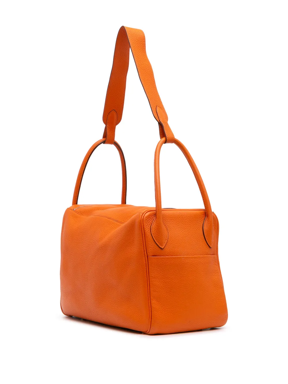 Pre-owned Hermes 2010 Clemence Lindy 34 Satchel