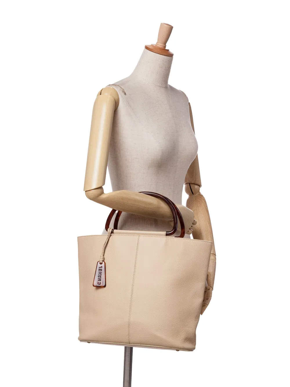 CHANEL Pre-Owned sac cabas Tortoise Top Handle (1997-1999) | Pre-owned | Image 2
