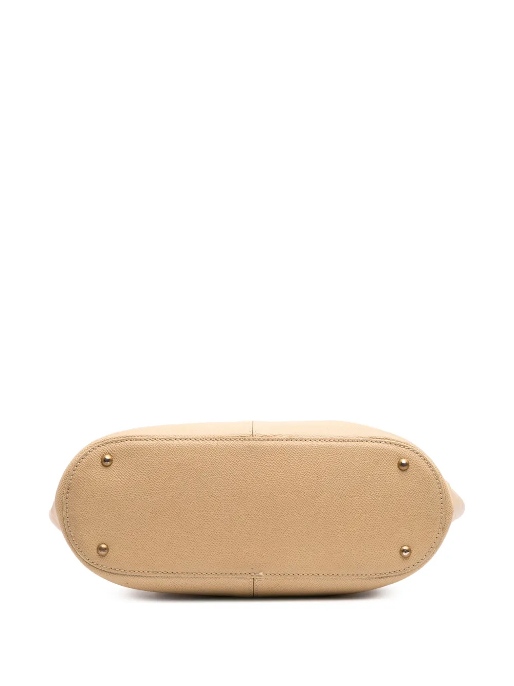 Pre-owned Chanel 1997-1999 Grained Calfskin Tortoise Top Handle Tote Bag