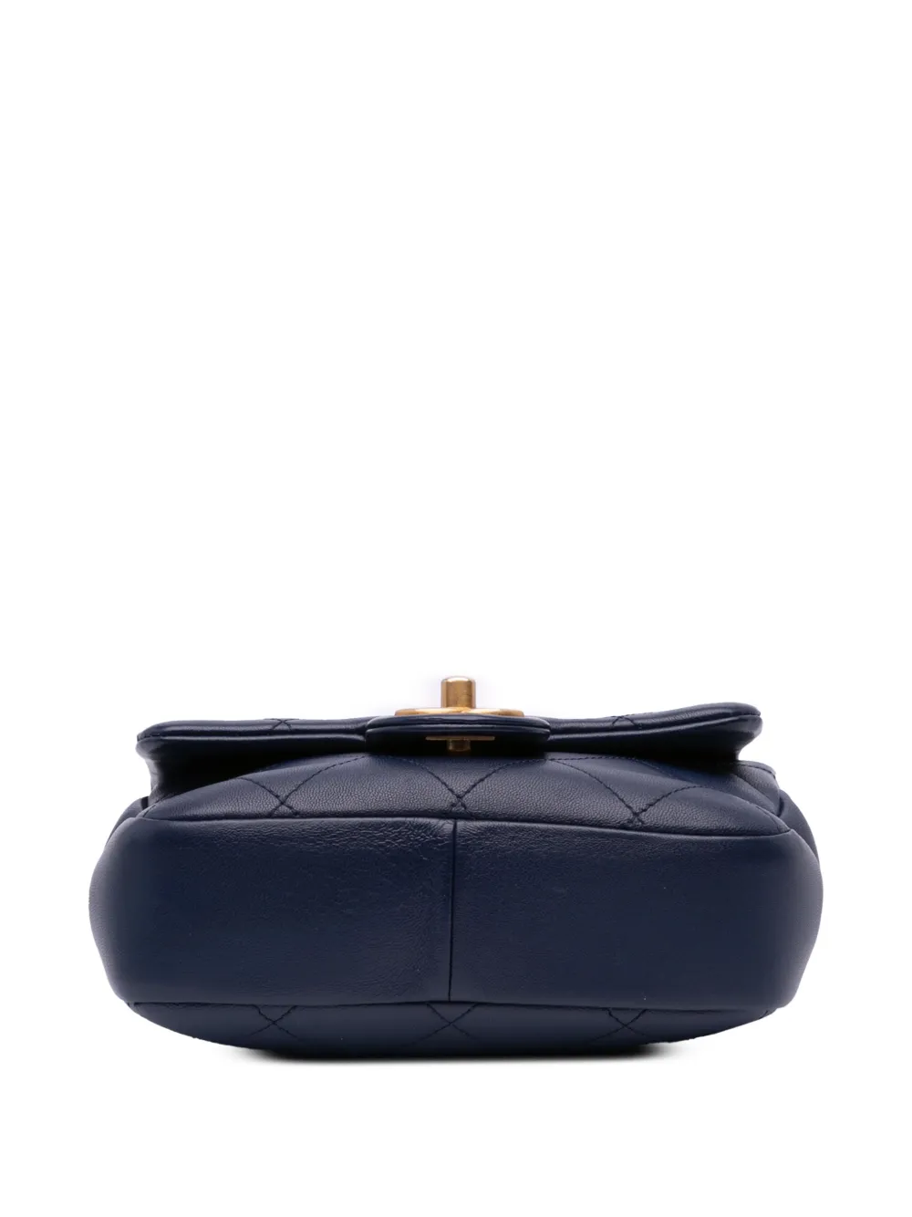 Pre-owned Chanel 2019 Mini Lambskin In The Loop Flap Satchel