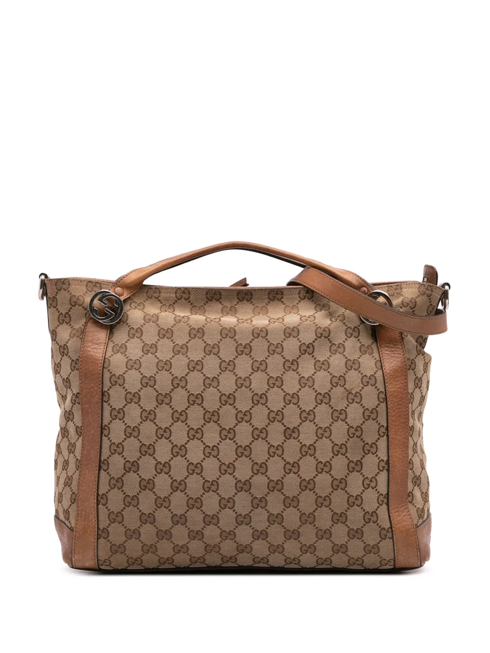 Gucci Pre-Owned 2016-2024 GG Canvas Miss GG satchel - ブラウン Gucci Pre-Owned 2016-2024 GG Canvas Miss GG satchel - ブラウン