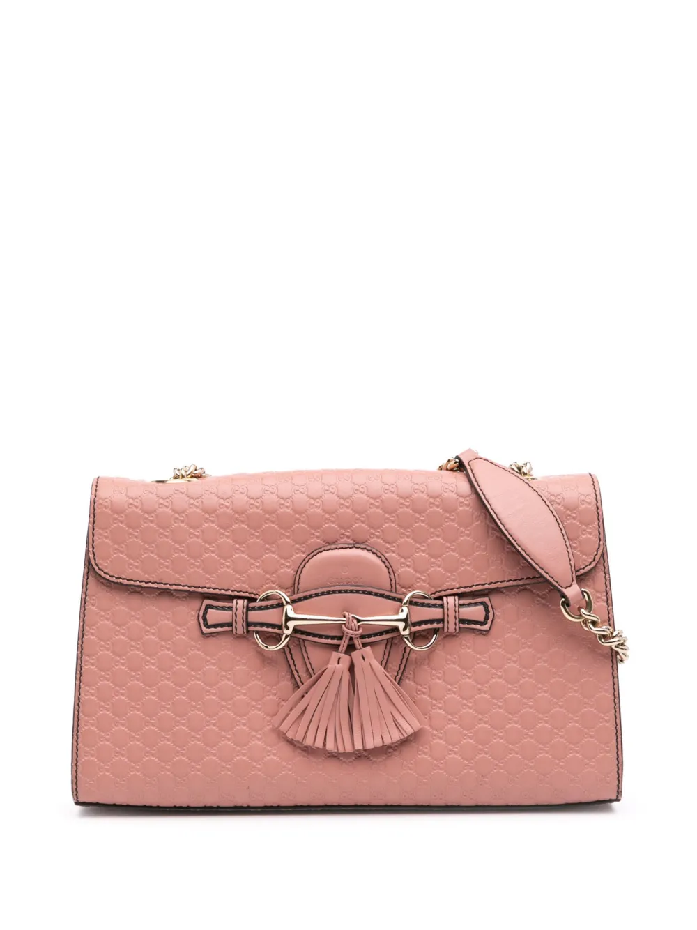 Gucci Pre-Owned 2016-2024 Medium Microguccissima Emily shoulder bag | Pink | Image 1