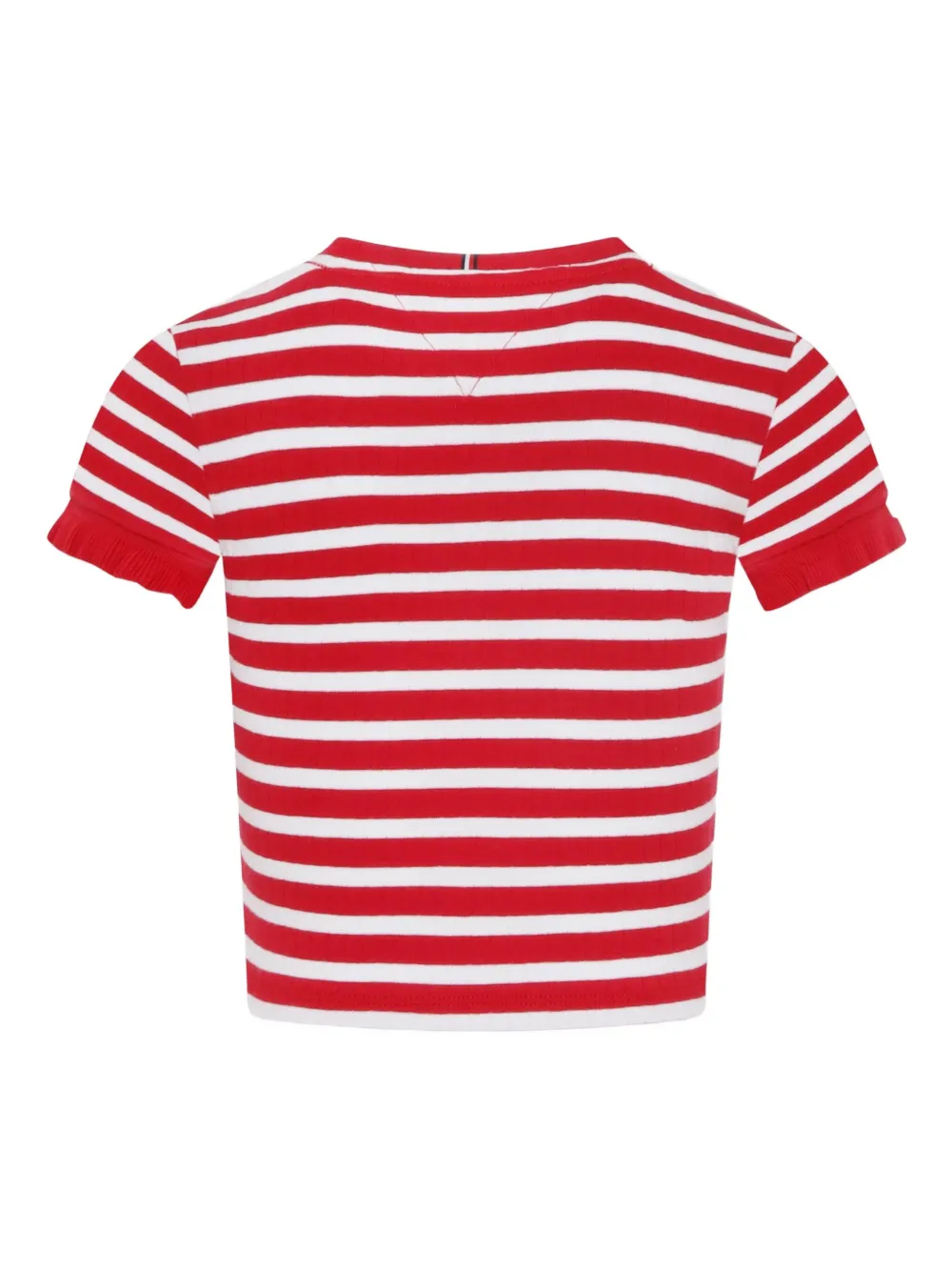 Tommy Hilfiger Junior Gestreept T-shirt Rood