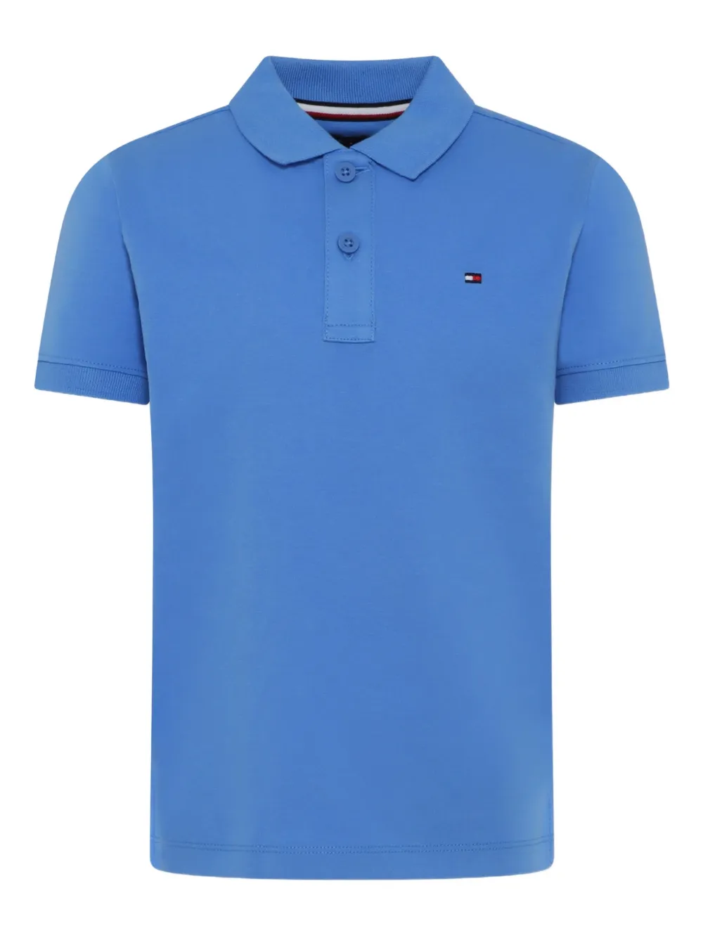 Tommy Hilfiger Junior Poloshirt met geborduurd logo Blauw