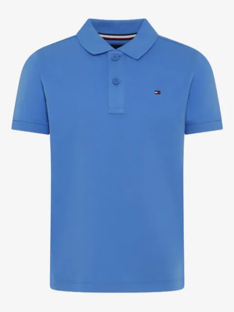 Tommy Hilfiger Junior logo-embroidered polo shirt