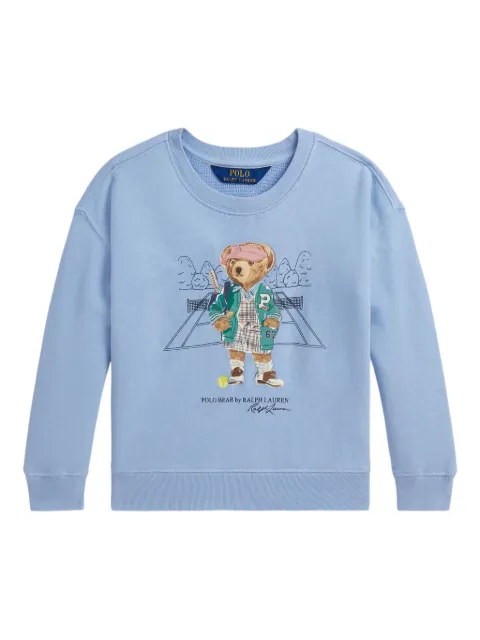 POLO RALPH LAUREN KIDS Felpa con stampa Bear