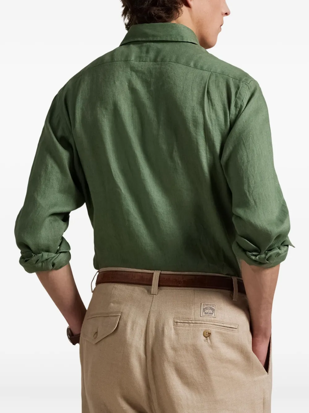 Polo Ralph Lauren Linnen overhemd Groen
