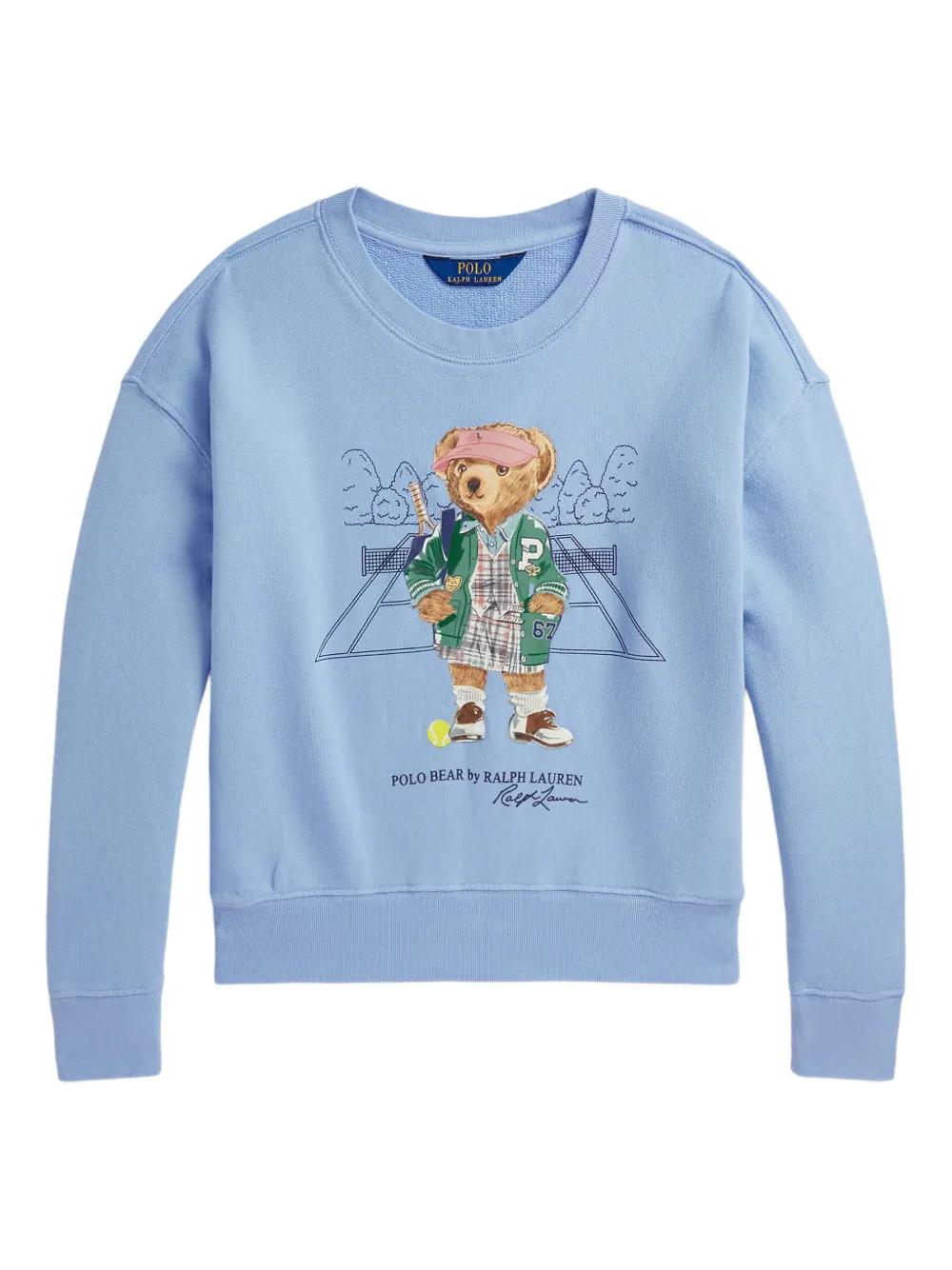 POLO RALPH LAUREN KIDS Sweater met teddybeerprint Blauw
