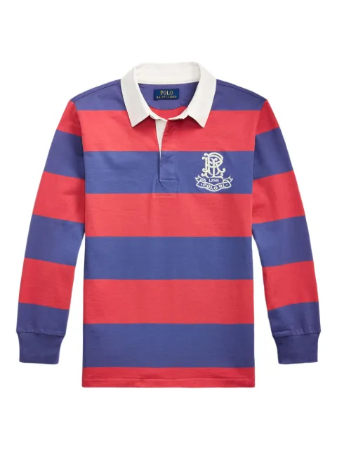 POLO RALPH LAUREN KIDS logo-embroidered polo sweater