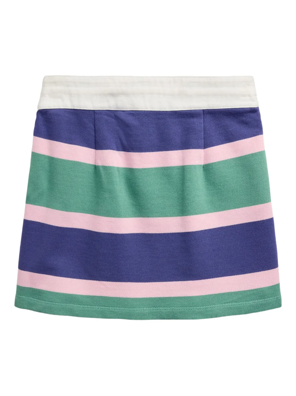 POLO RALPH LAUREN KIDS Gestreepte plooirok Blauw