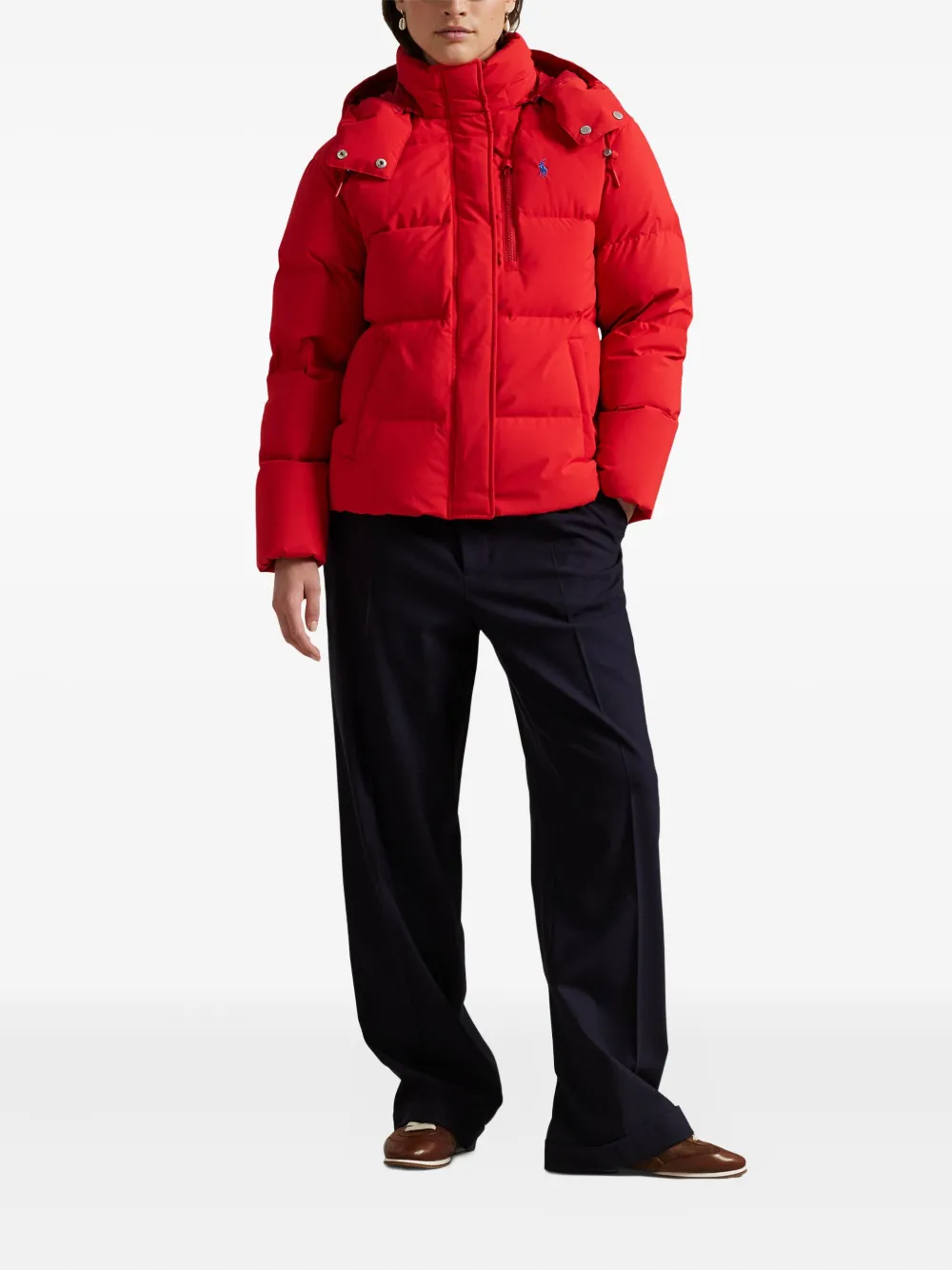 Polo Ralph Lauren Gewatteerd donsjack Rood