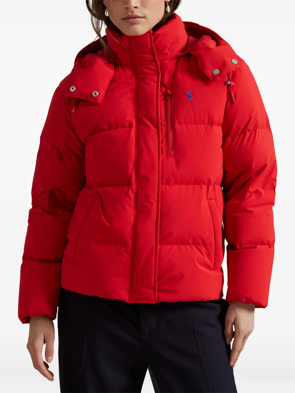 Polo Ralph Lauren Gewatteerd donsjack Rood
