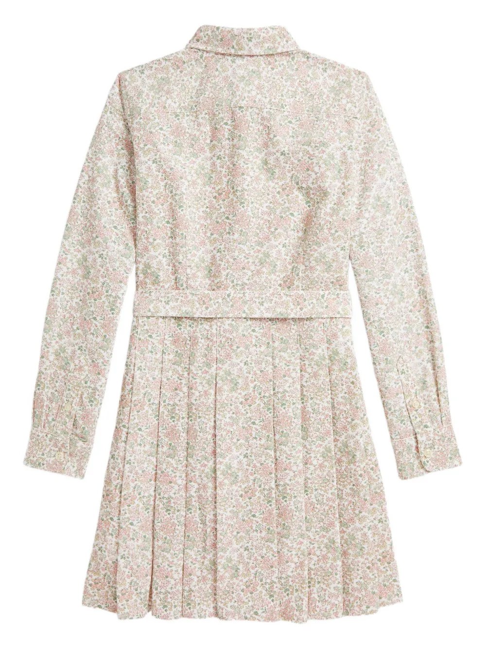 POLO RALPH LAUREN KIDS Shirtjurk met bloemenprint Beige