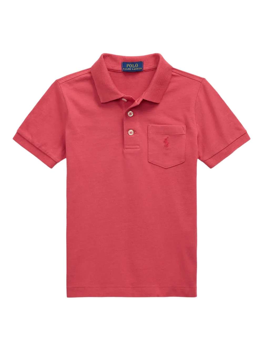 POLO RALPH LAUREN KIDS Poloshirt met borstzak Rood