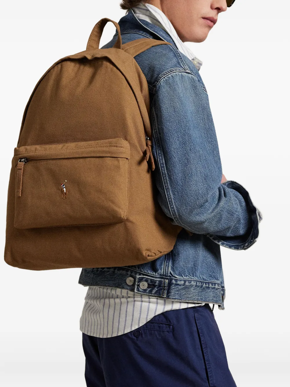 Polo Ralph Lauren Canvas rugzak Bruin