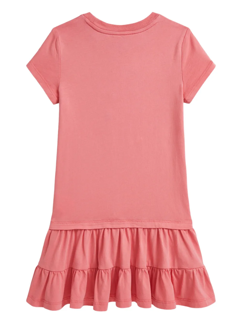 POLO RALPH LAUREN KIDS T-shirtjurk met ruches Roze