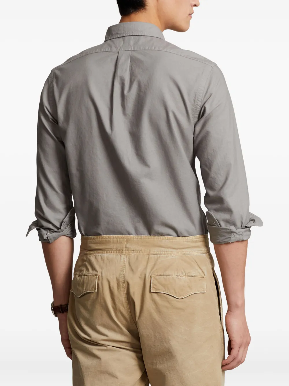 Polo Ralph Lauren Katoenen overhemd Grijs