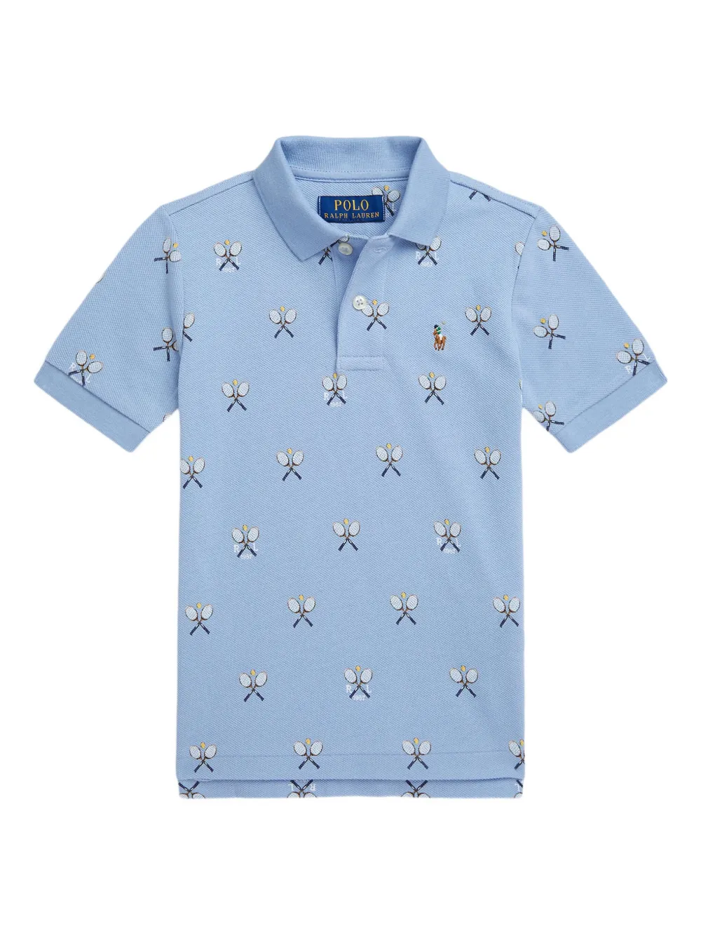 POLO RALPH LAUREN KIDS Poloshirt met borduurwerk Blauw