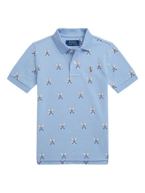 POLO RALPH LAUREN KIDS Polo Pony-embroidered polo shirt