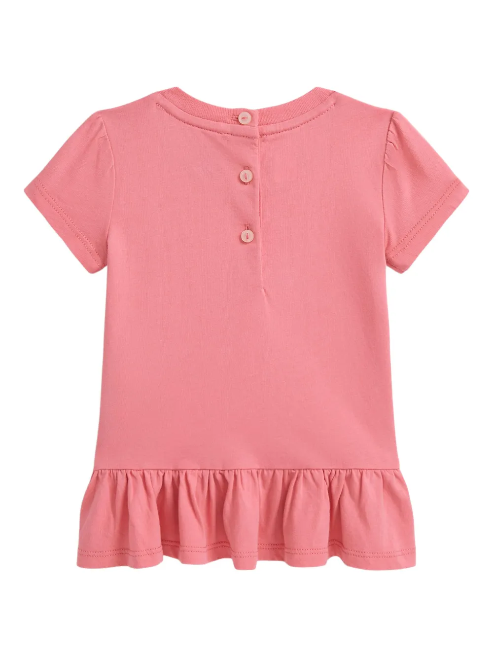 POLO RALPH LAUREN KIDS T-shirt met teddybeerprint Roze