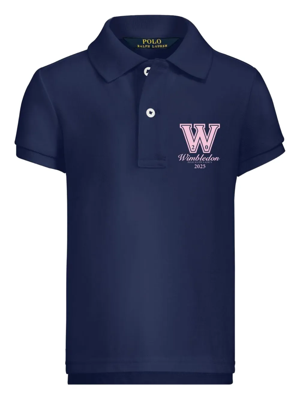 POLO RALPH LAUREN KIDS Poloshirt met print Blauw