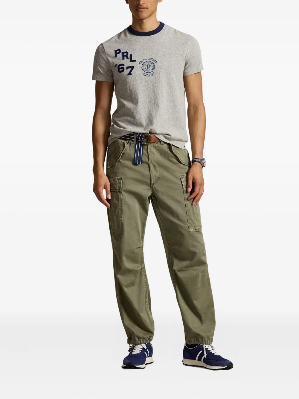Polo Ralph Lauren T-shirt met borduurwerk Grijs