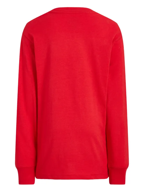 POLO RALPH LAUREN KIDS ロングTシャツ | レッド | FARFETCH JP
