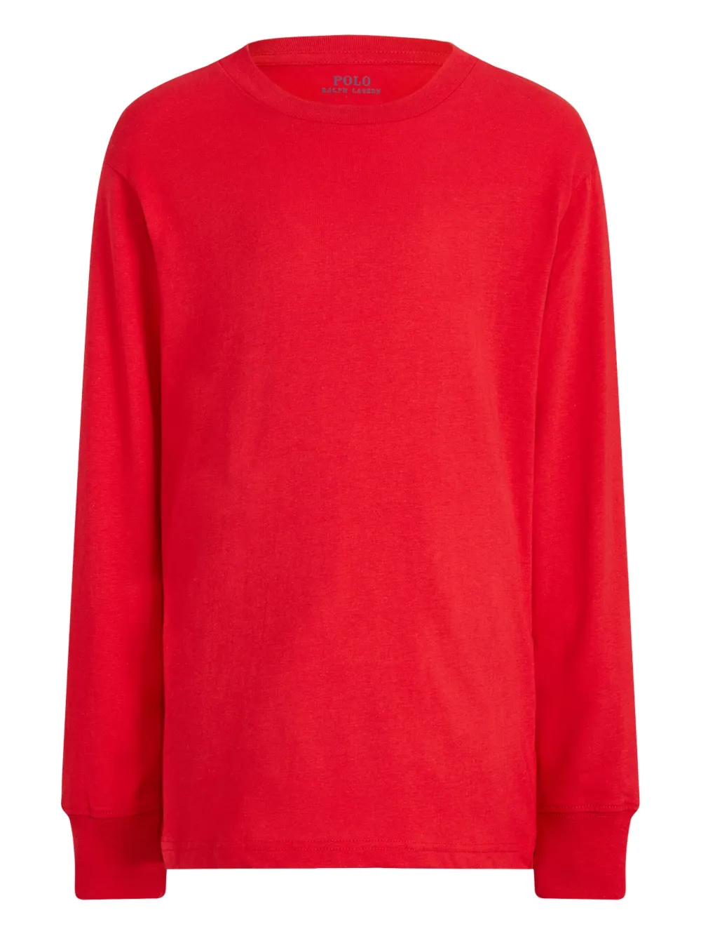 POLO RALPH LAUREN KIDS ロングTシャツ - レッド POLO RALPH LAUREN KIDS ロングTシャツ - レッド