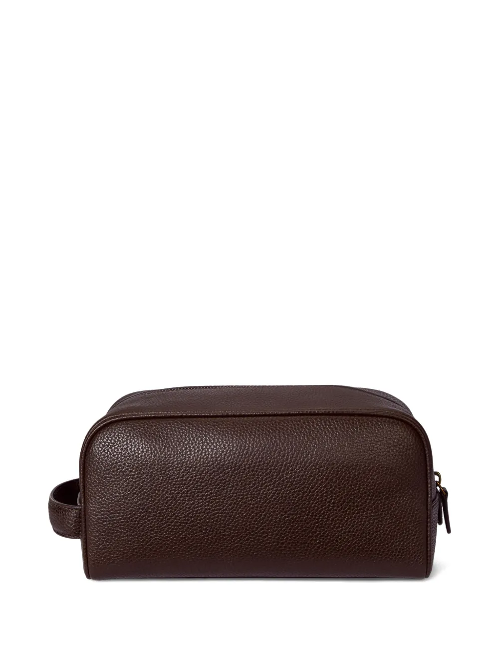 Polo Ralph Lauren Leren toilettas DARK BROWN