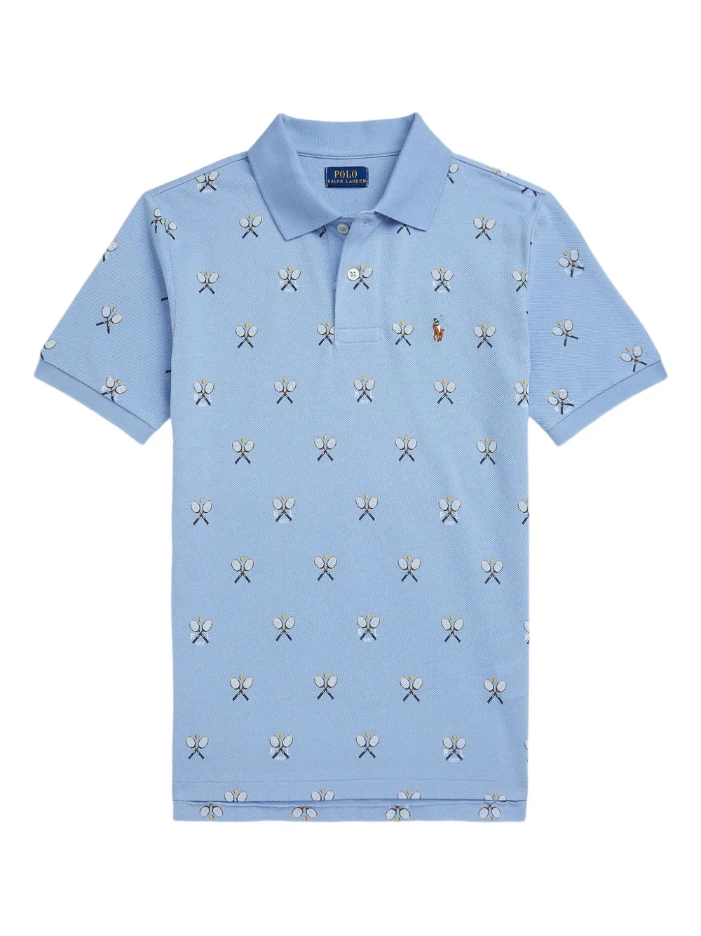 POLO RALPH LAUREN KIDS Poloshirt met borduurwerk Blauw
