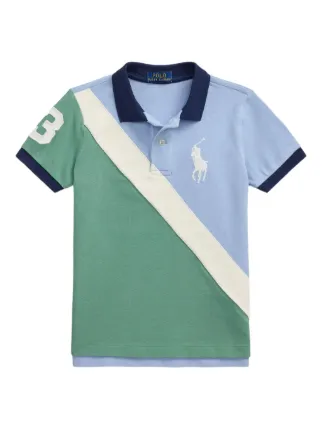 POLO RALPH LAUREN KIDS Camisa Polo Big Pony | Azul | FARFETCH BR