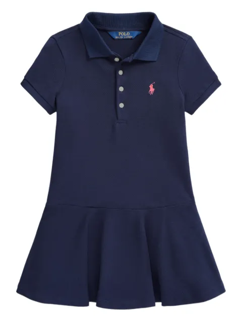 POLO RALPH LAUREN KIDS piqué polo dress