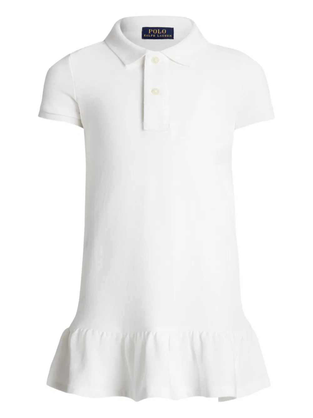 POLO RALPH LAUREN KIDS Piqué polojurk Wit