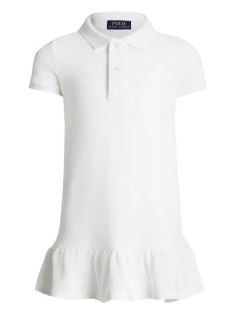 POLO RALPH LAUREN KIDS vestido estilo polo de piqué