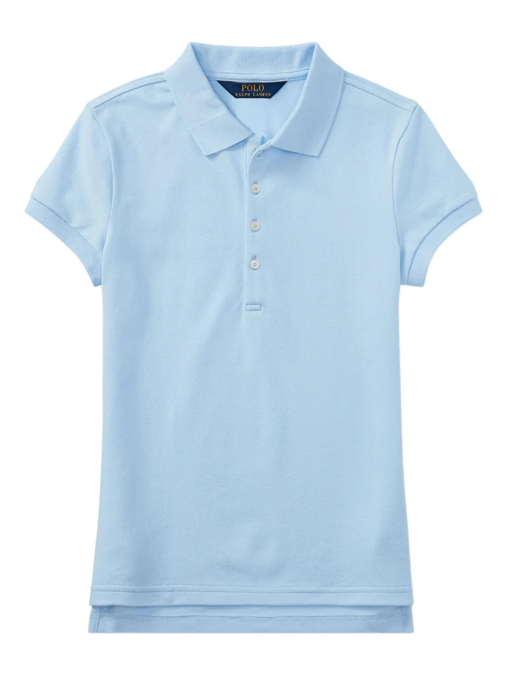 POLO RALPH LAUREN KIDS Piqué poloshirt Blauw