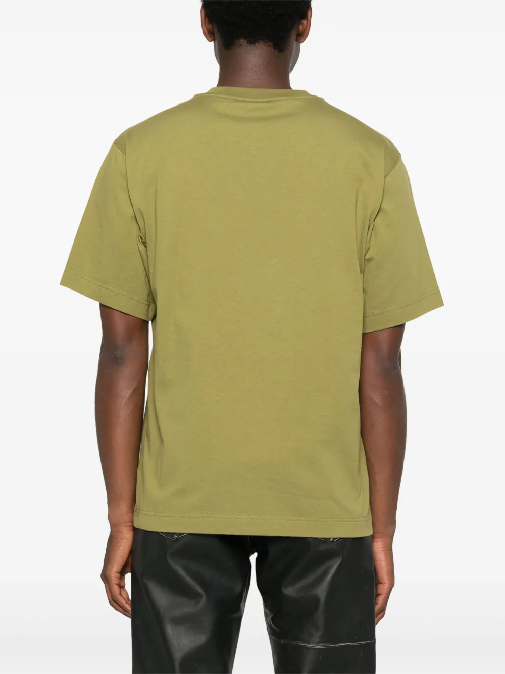 Burberry T-shirt met EDK-borduurwerk Groen