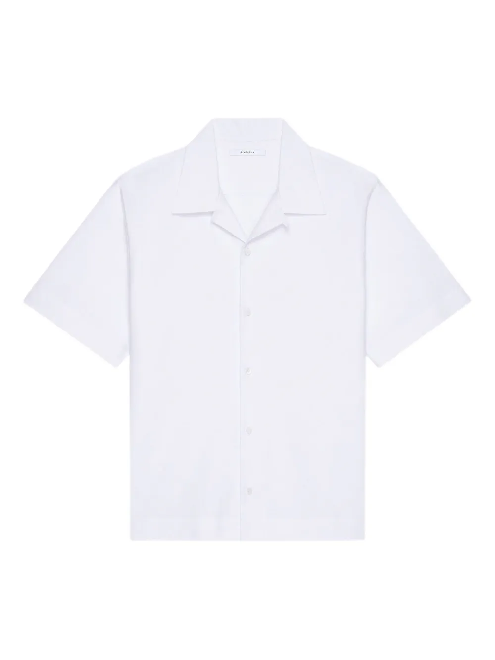 Givenchy Overhemd met omkeerbare kraag en korte mouwen Wit