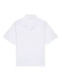 Givenchy revere-collar short-sleeve shirt - White
