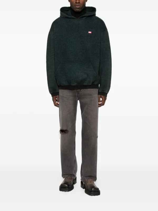Diesel S-Kai ロゴパッチ パーカー | グリーン | FARFETCH JP